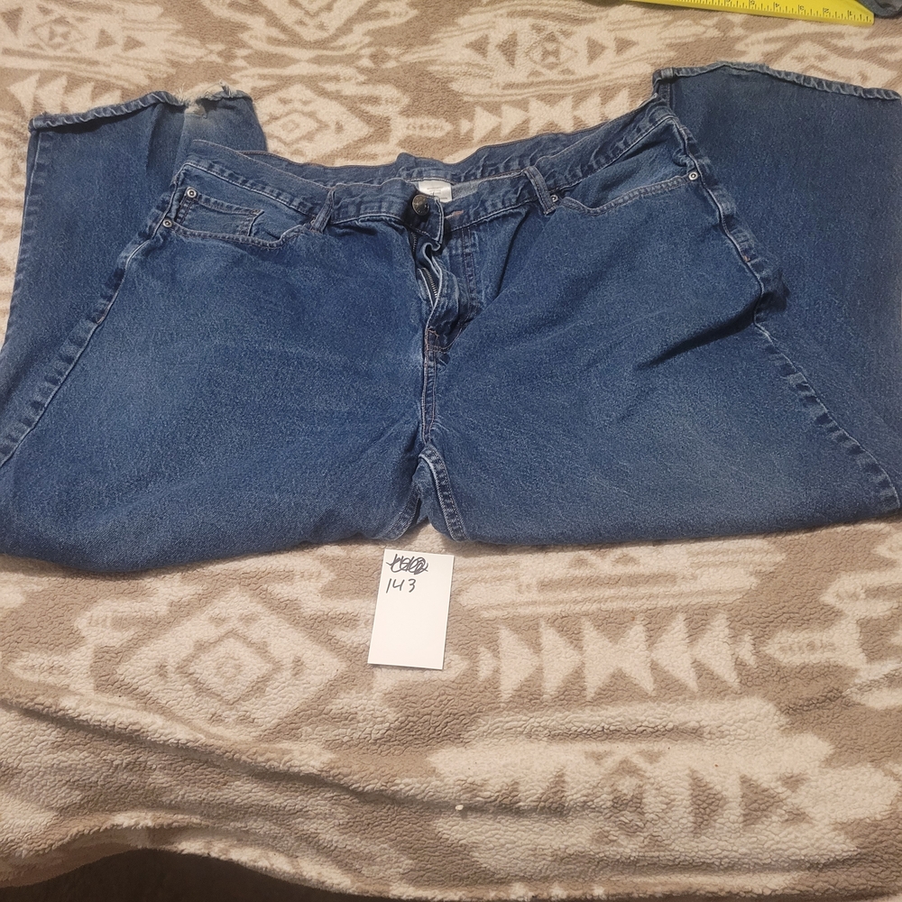Men's Straight Leg Blue Jeans